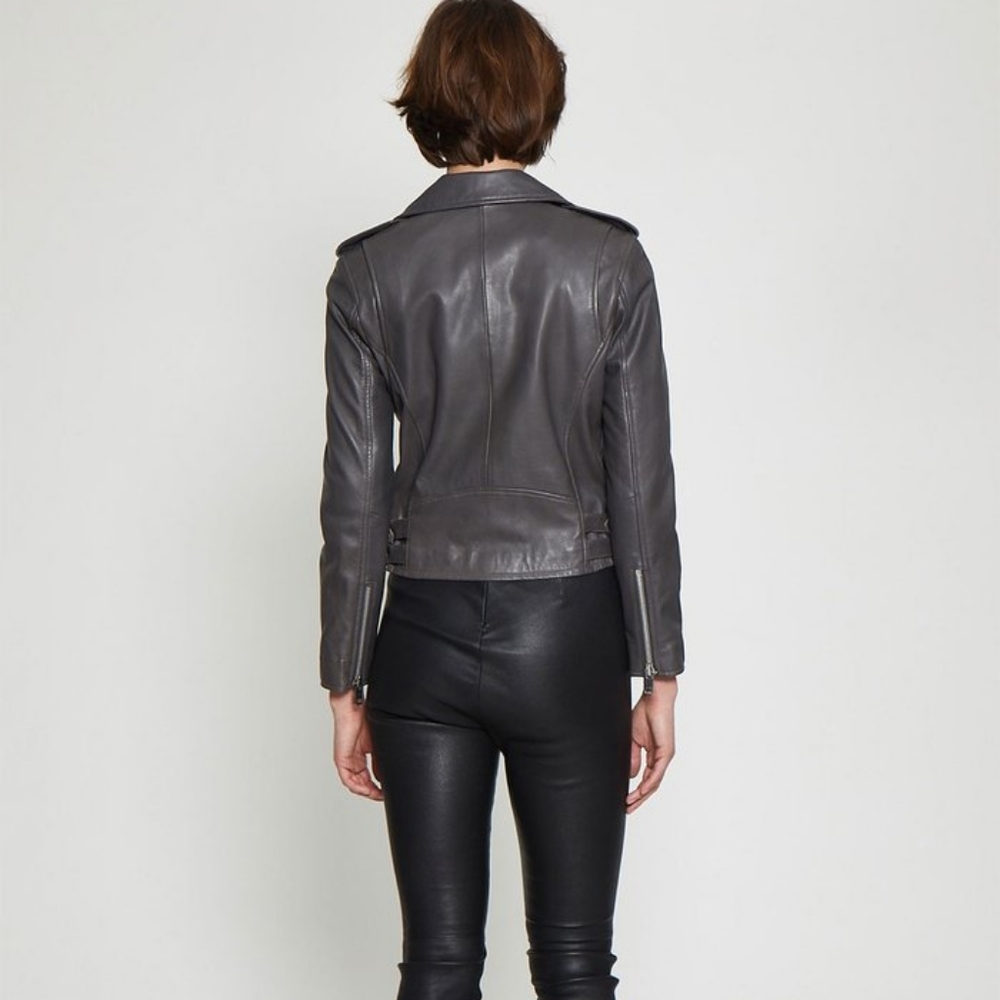 Walter Baker Lamb Leather Jacket Only Worn Once - Picture 7 of 11